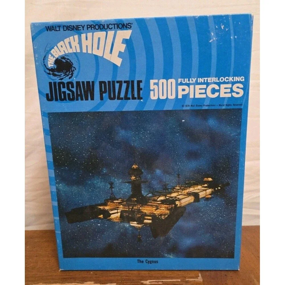 BLACK HOLE Space Ship CYGNUS Jigsaw Puzzle Disney Film 1978 Whitman Complete